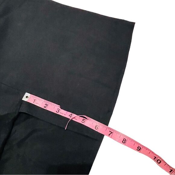 10/$25🦋 Spenser Jeremy Black 100% Silk Pencil Skirt - Size 12 - Picture 11 of 12
